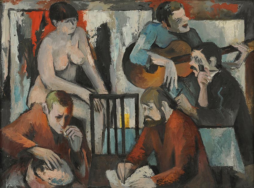 Horst Wall - Die Feunde (Im Atelier)